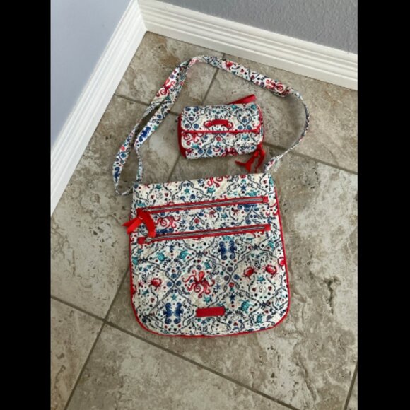 🎄Vera Bradley Purse and Wallet Set - Picture 1 of 10